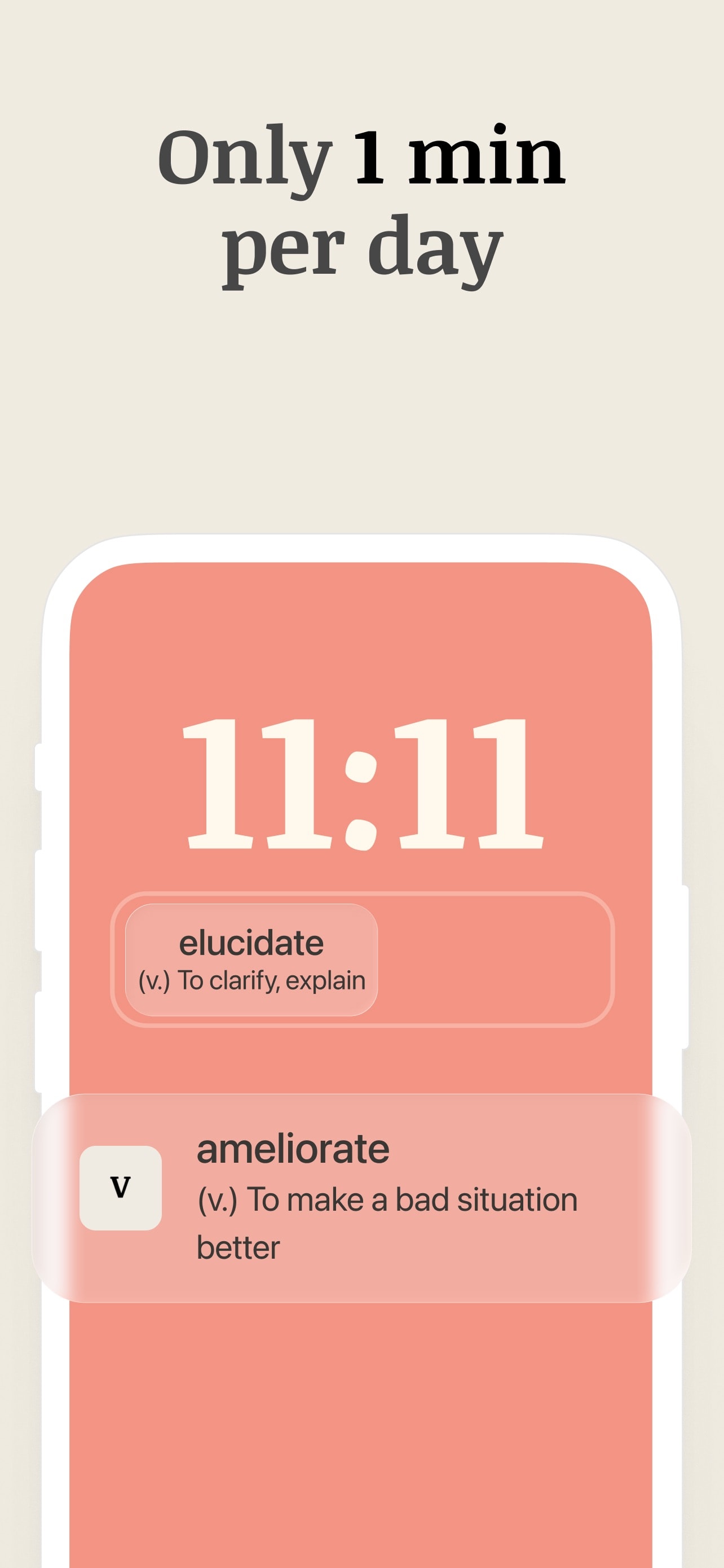 Store screenshots screen from the Vocabulary - Learn words daily app, capture 2