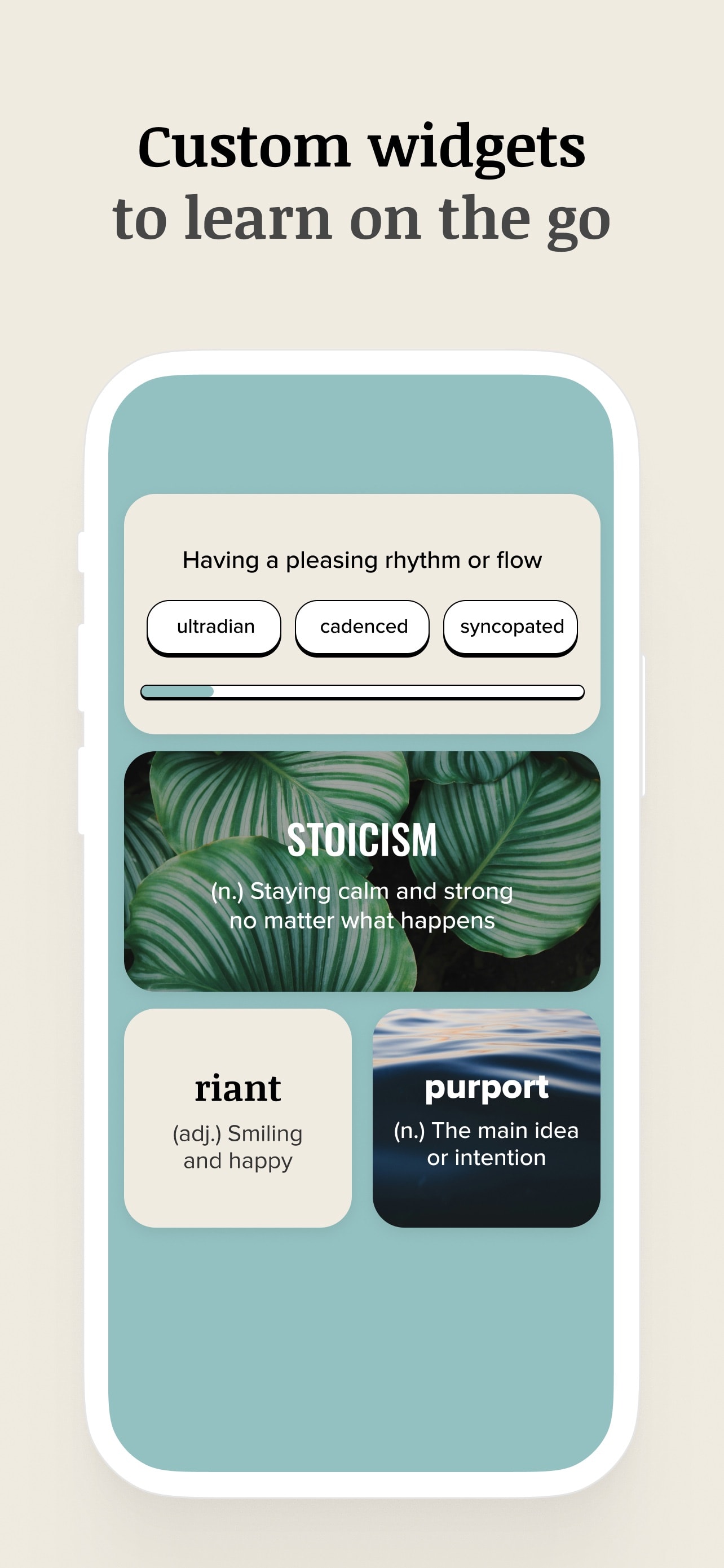 Store screenshots screen from the Vocabulary - Learn words daily app, capture 6