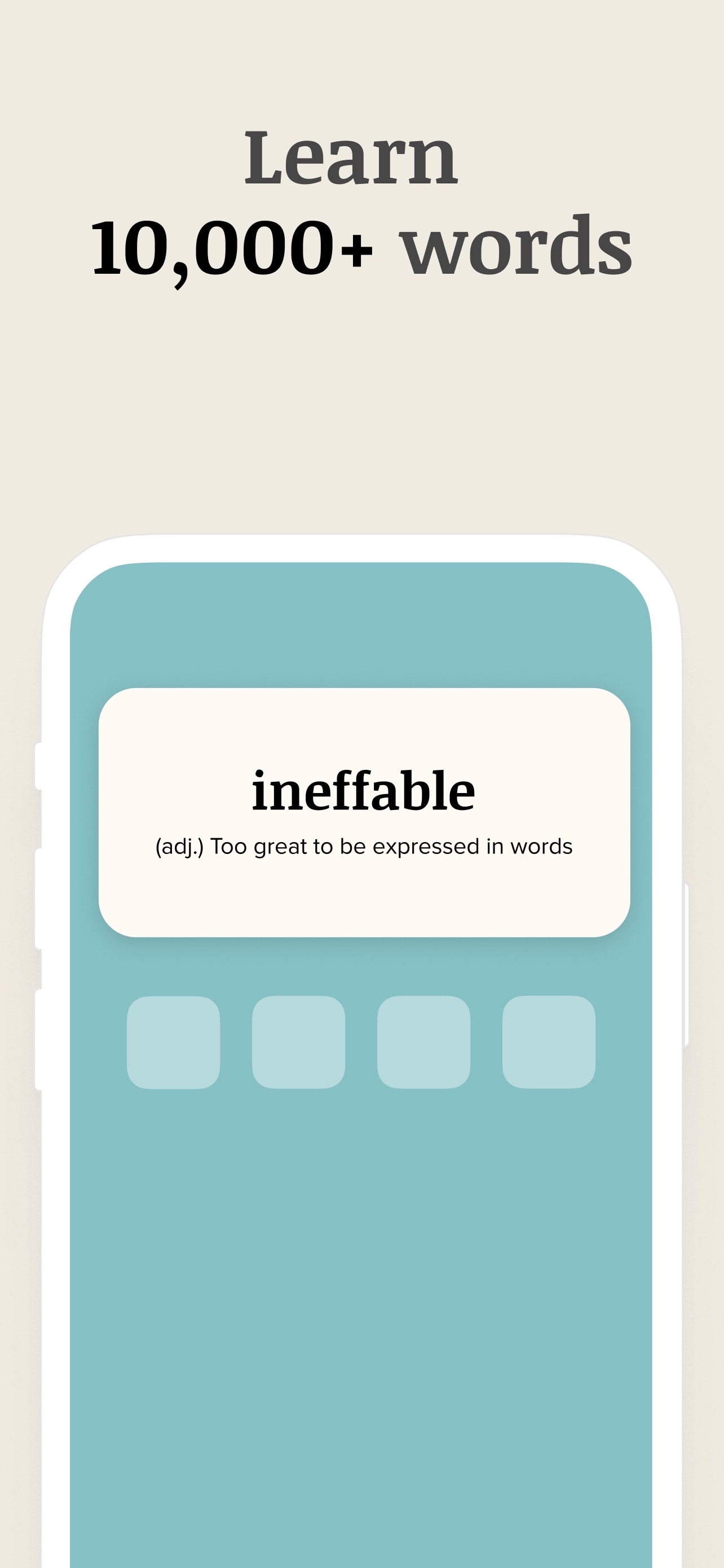 Store screenshots screen from the Vocabulary - Learn words daily app, capture 3