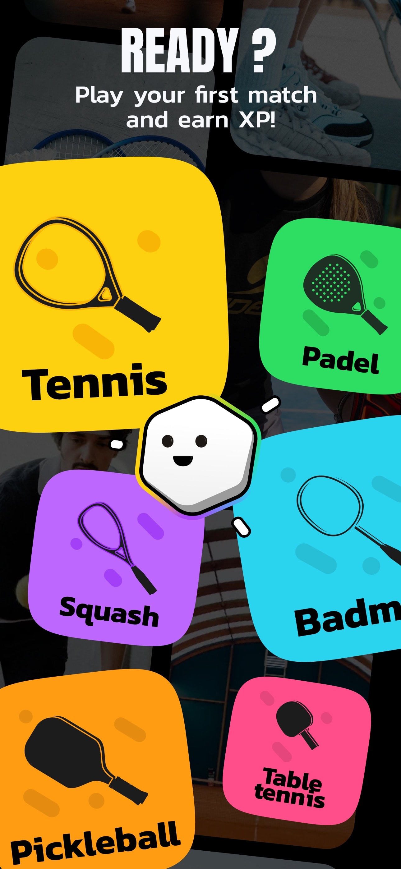 Store screenshots screen from the Anybuddy: Book Padel & Tennis app, capture 8