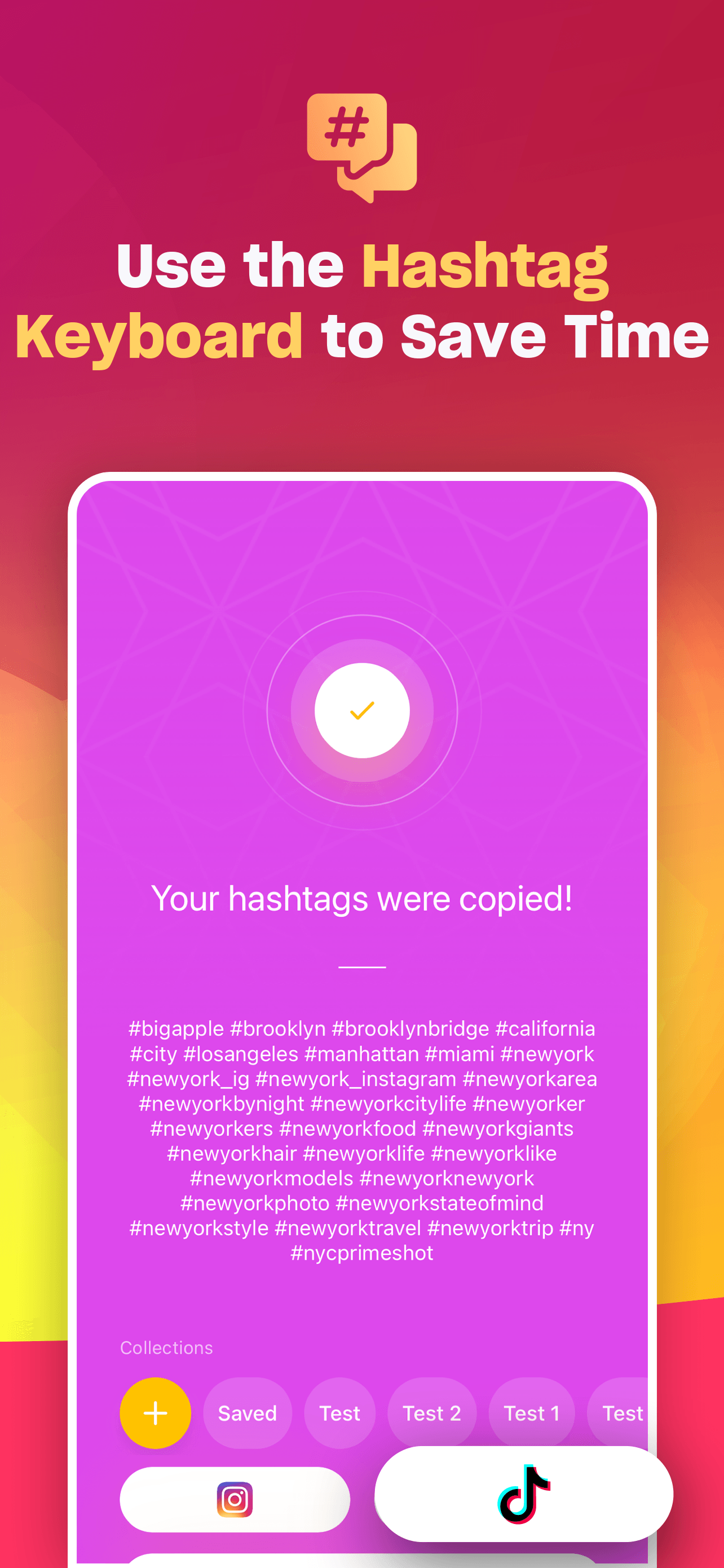 Store screenshots screen from the Hashtag Expert: AI Captions app, capture 9