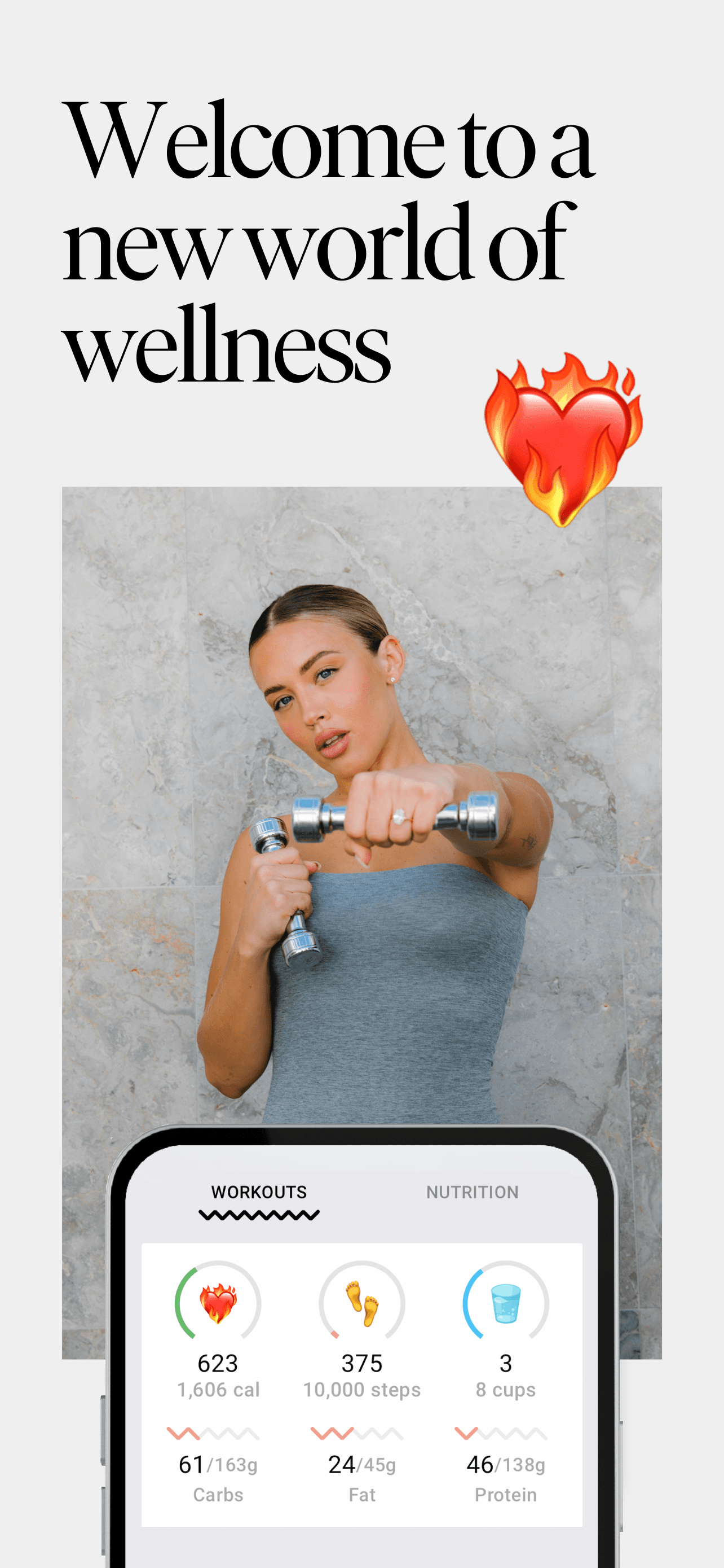 Store screenshots screen from the Tammy Fit app, capture 1