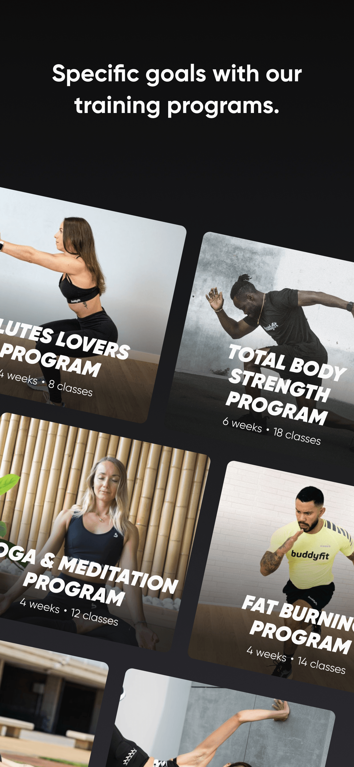 Écran Captures de store de l'app Buddyfit: Fitness & Pilates, capture 4