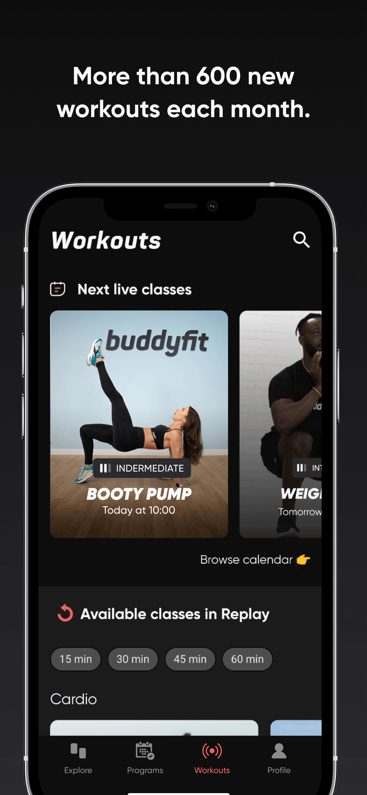 Écran Captures de store de l'app Buddyfit: Fitness & Pilates, capture 5