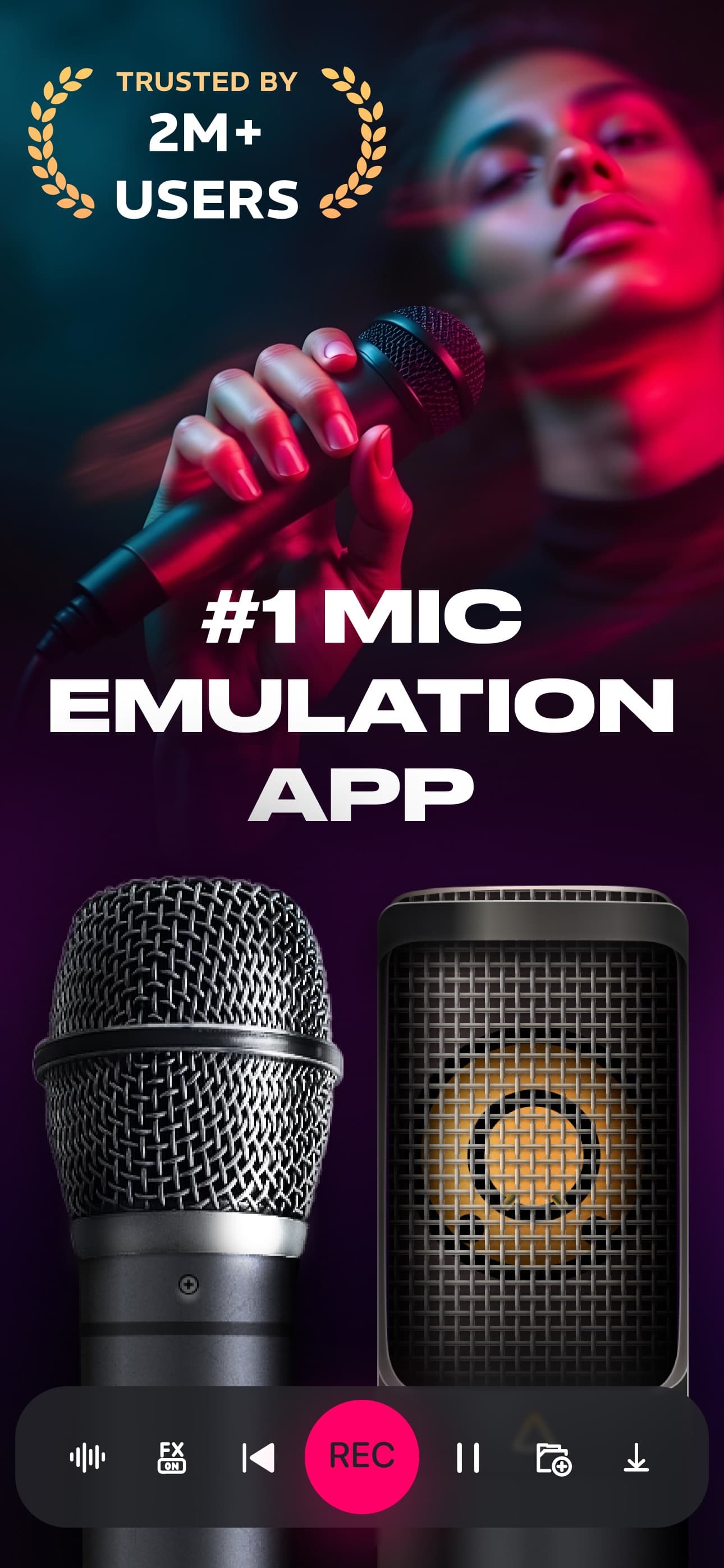 Écran Captures de store de l'app Dictaphone-Voice recorder HD, capture 1
