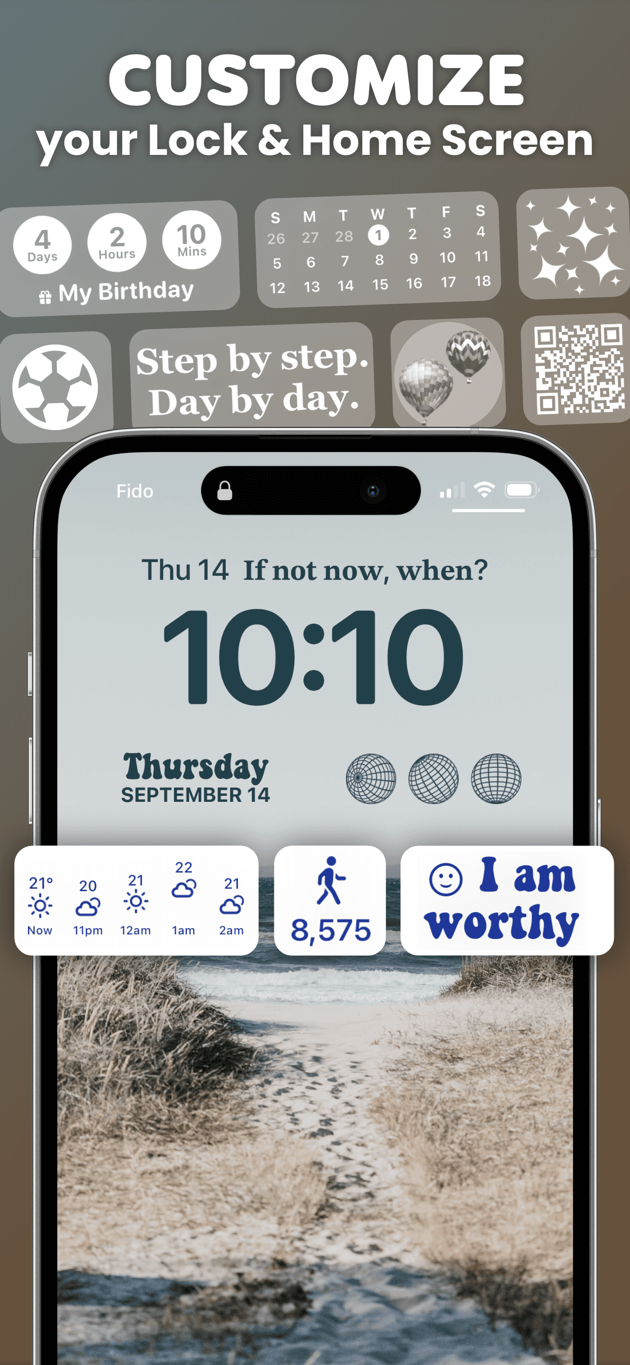 Écran Captures de store de l'app Color Widgets: Icône et Thèmes, capture 1