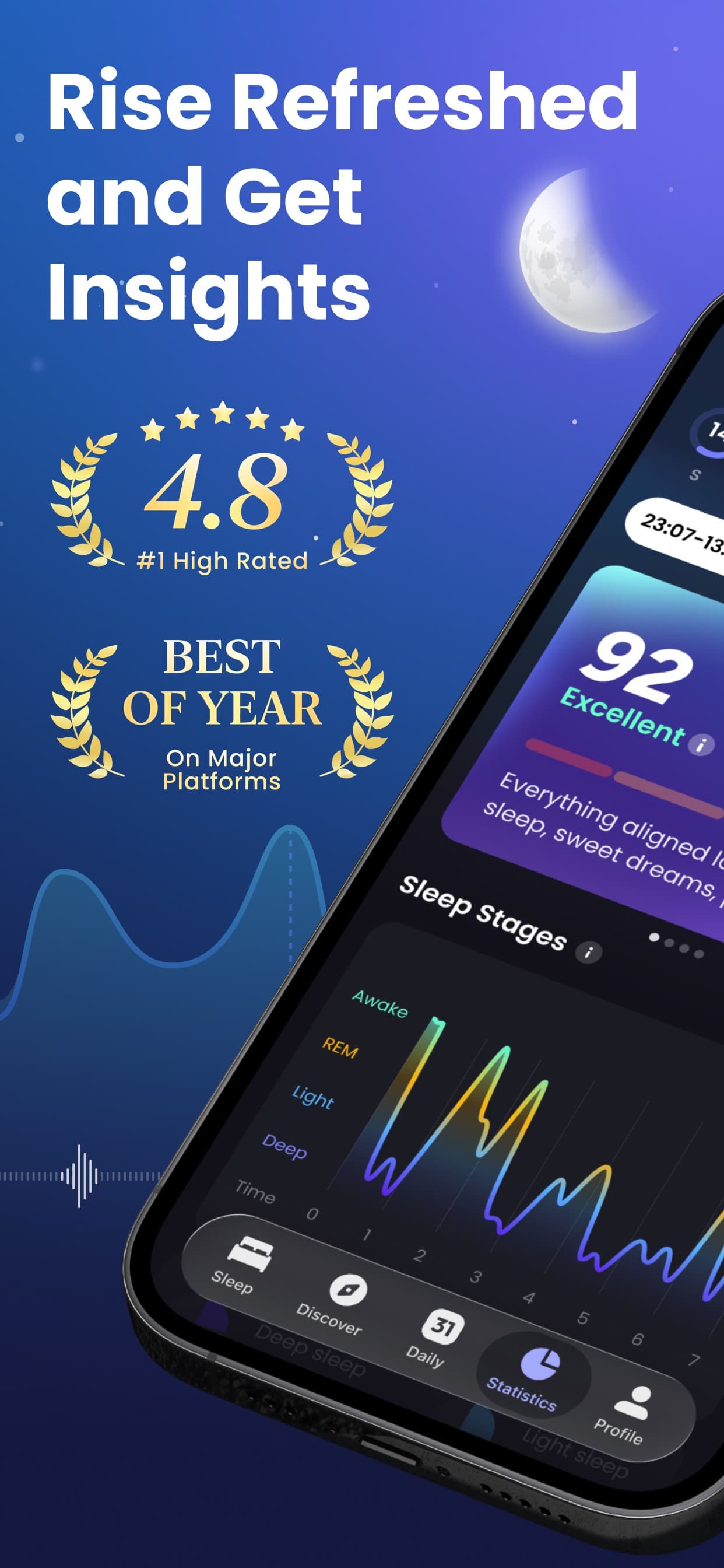 Store screenshots screen from the Sleep Tracker – Sounds & Alarm app, capture 1