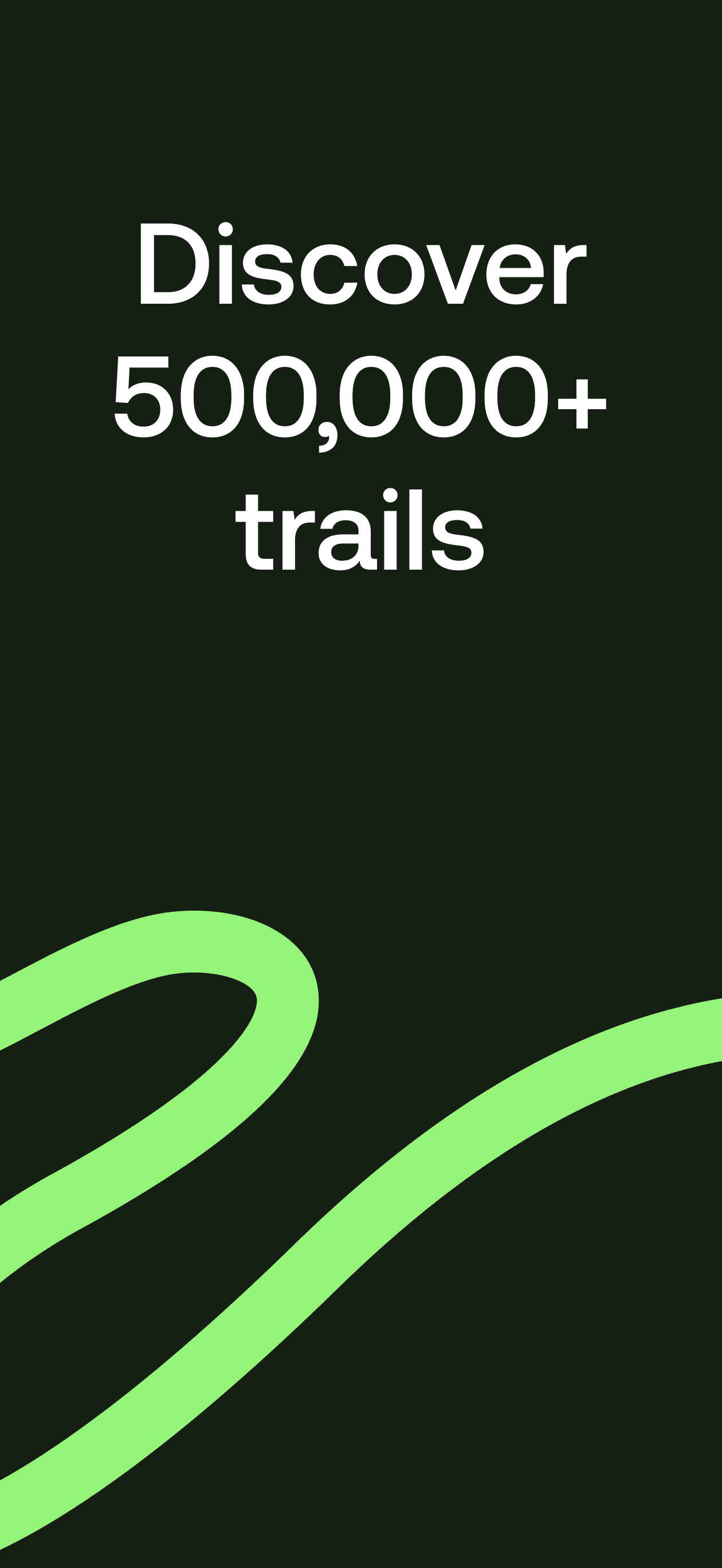 Store screenshots screen from the AllTrails: Hike, Run & Walk app, capture 1
