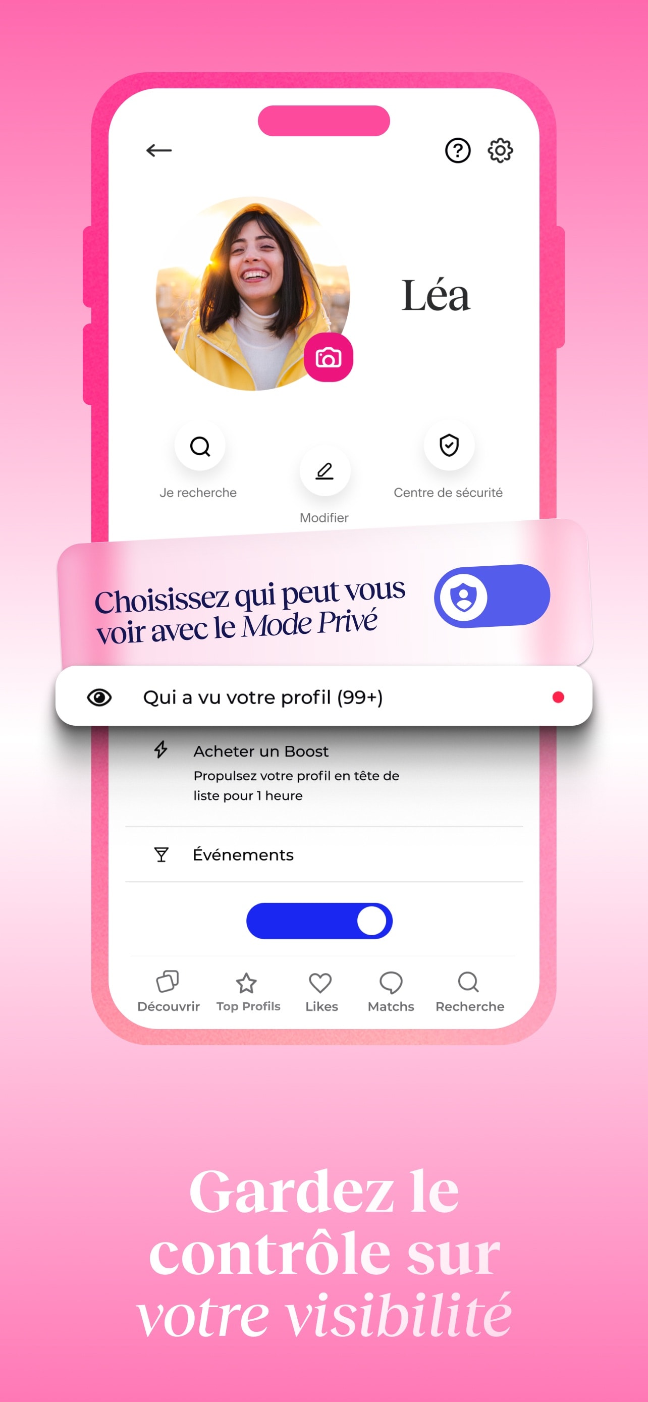 Store screenshots screen from the Meetic - Relationship and Love app, capture 9