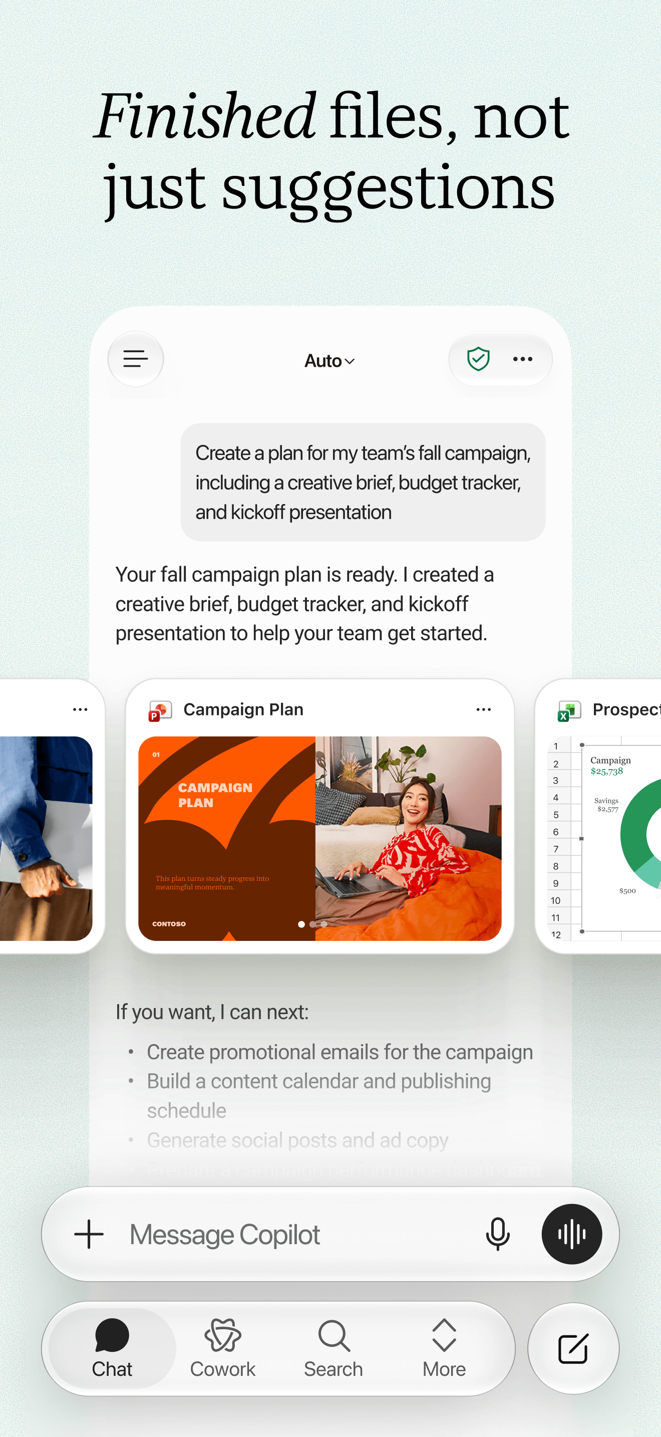Store screenshots screen from the Microsoft Copilot app, capture 3