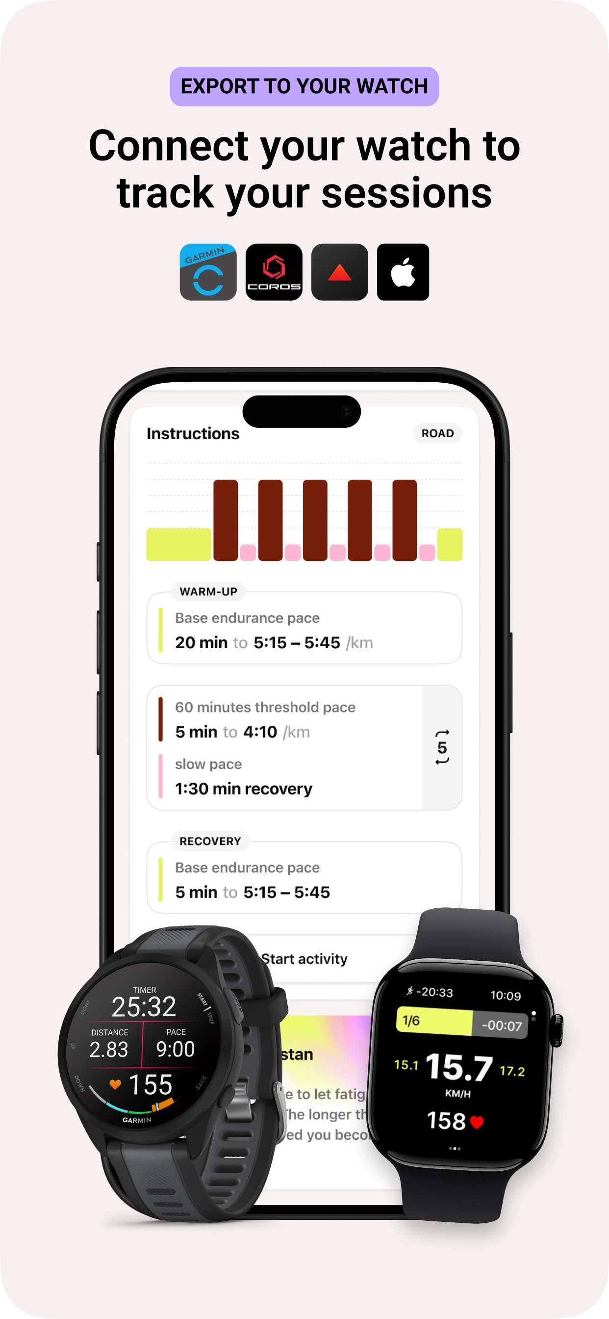 Store screenshots screen from the Campus Coach-Running & Trail app, capture 4