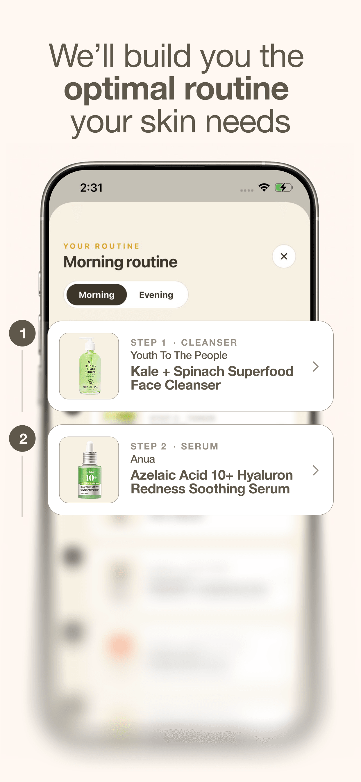 Store screenshots screen from the Skan - #1 Skincare App app, capture 4