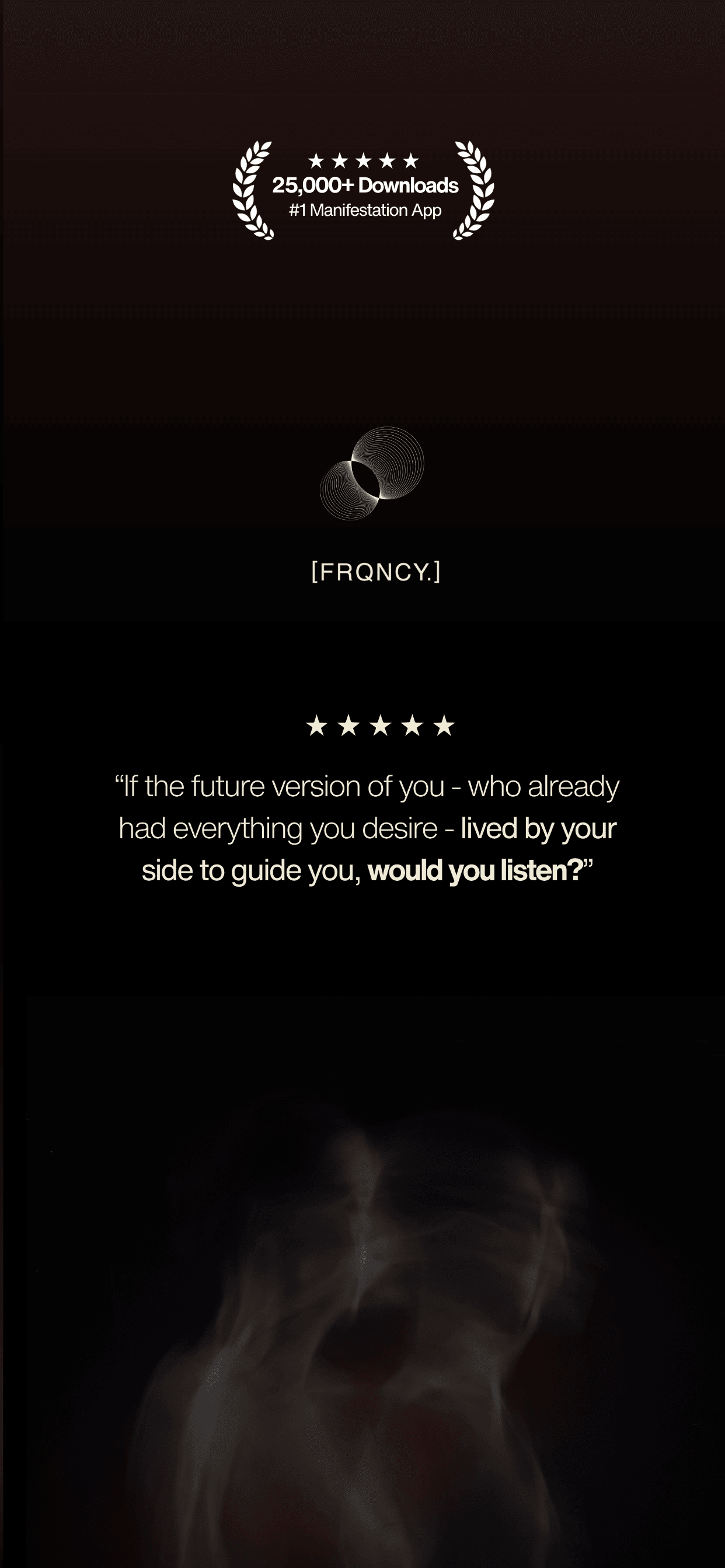 Store screenshots screen from the FRQNCY. app, capture 5