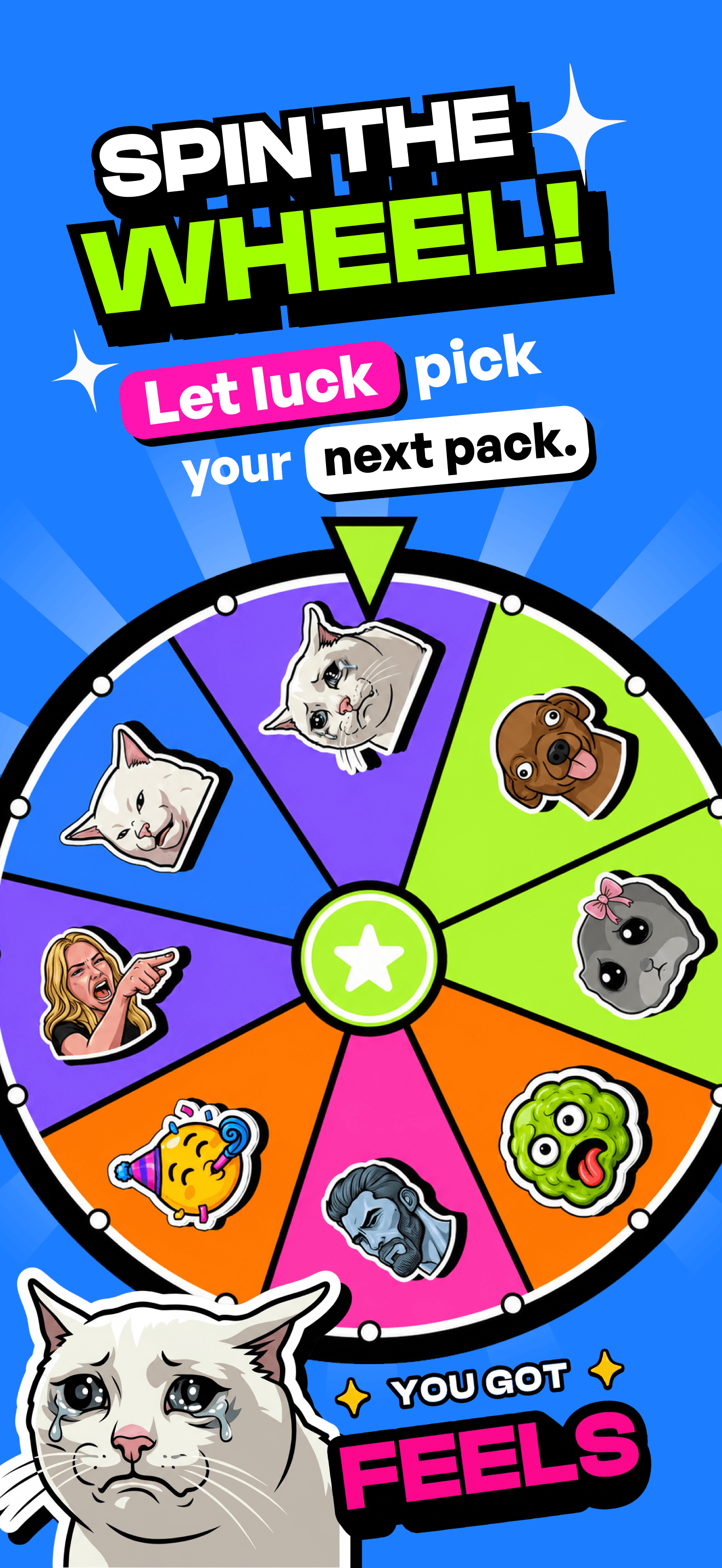 Store screenshots screen from the Be The Meme: Party Game app, capture 7